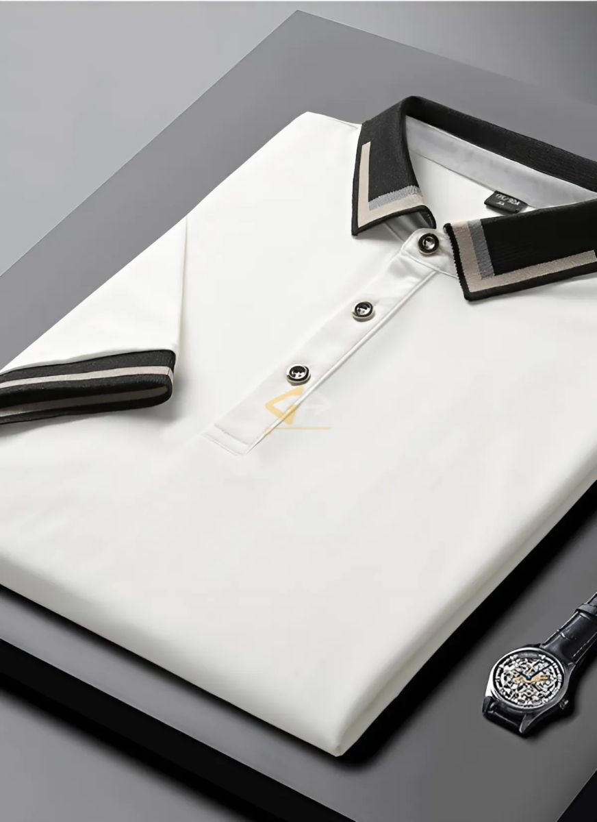 Mẫu đồng phục polo phối cổ thời trang - Gia An Uniform 